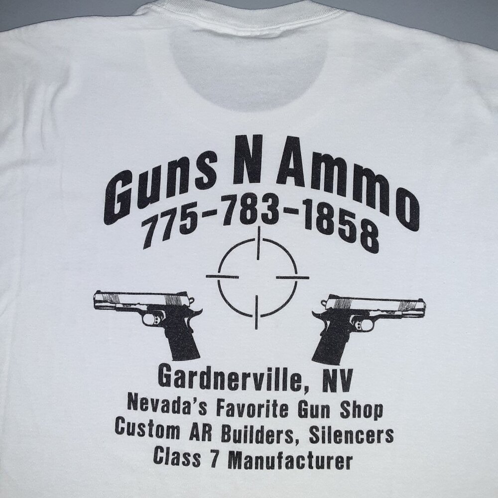 Guns N Ammo in Gardnerville, Nevada * "Nevada's Favorite Gun Shop" * Size XL